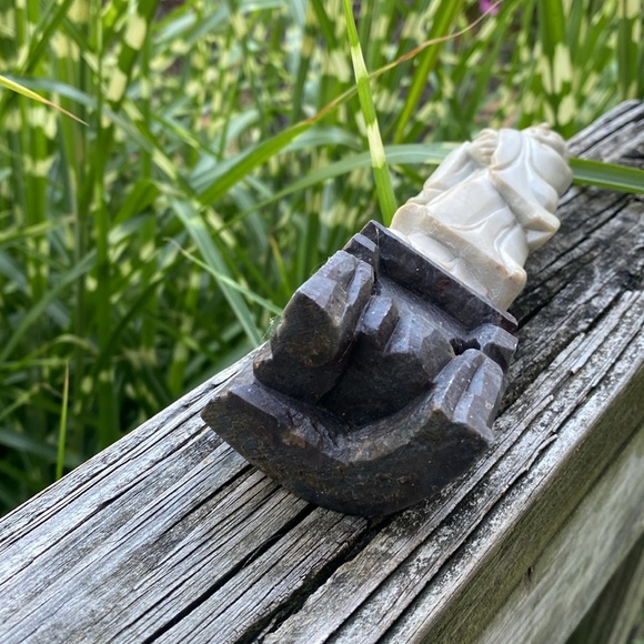 Vintage Soapstone Carving of Han Xiangzi - Picture 9 of 10